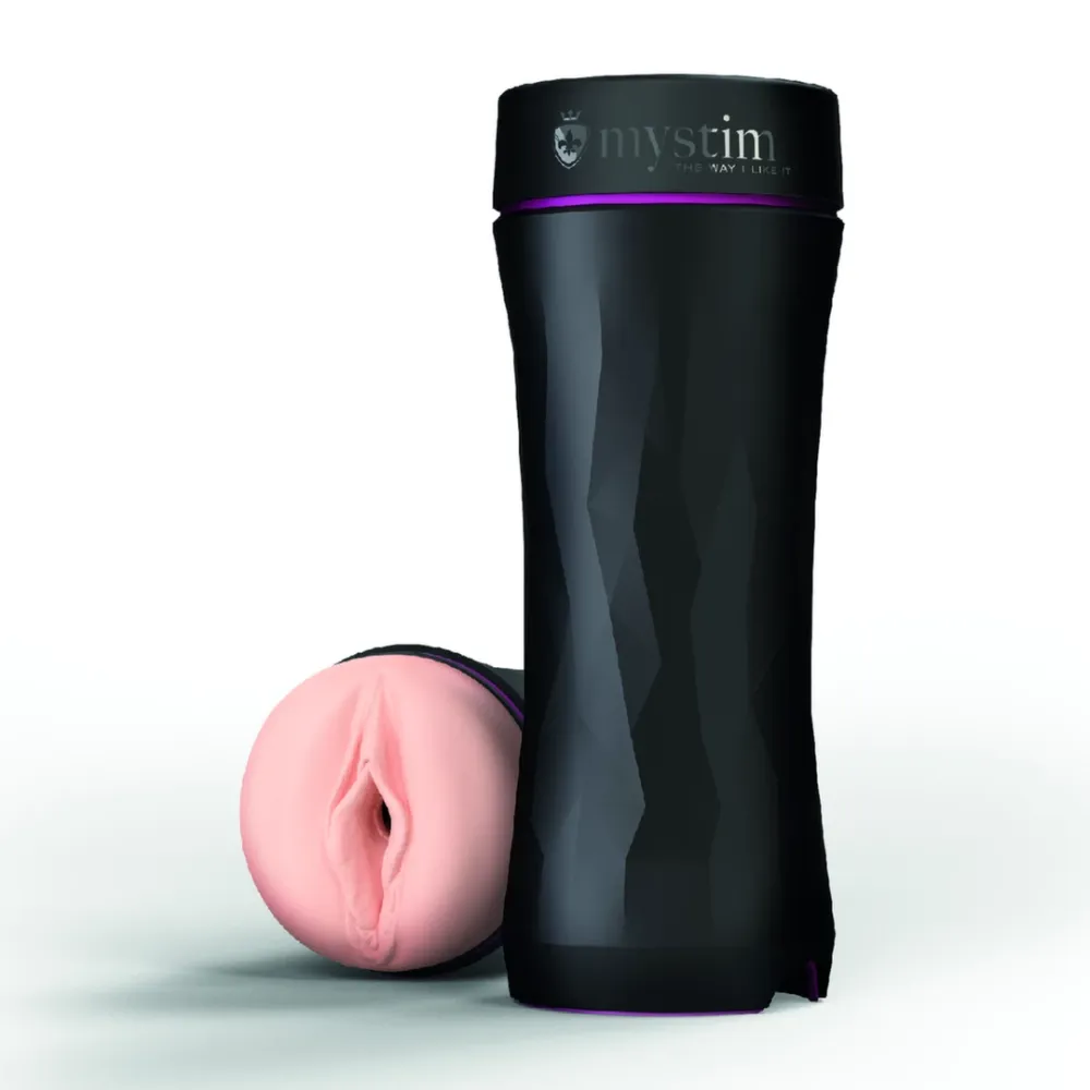 Masturbátor s elektrostimulací Mystim Opus E, vaginální vstup, 21,5 cm