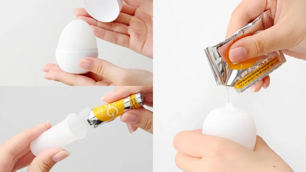 Masturbační vajíčka Tenga Egg Standard Set, Twister, Bouncy, Silky, 3 ks - obrázek 5