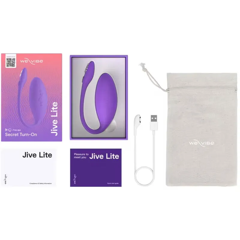 Nositelné vibrační vajíčko We-Vibe Jive Lite s ovládáním aplikací, fialové - obrázek 16