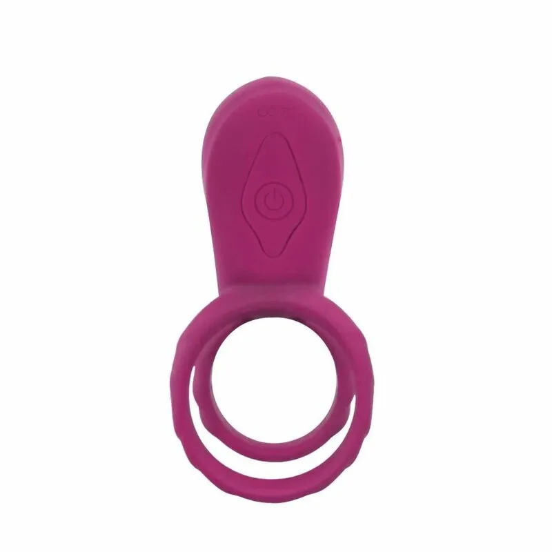 Erekční kroužek pro páry XOCOON Couples Ring, fuchsiový - obrázek 2