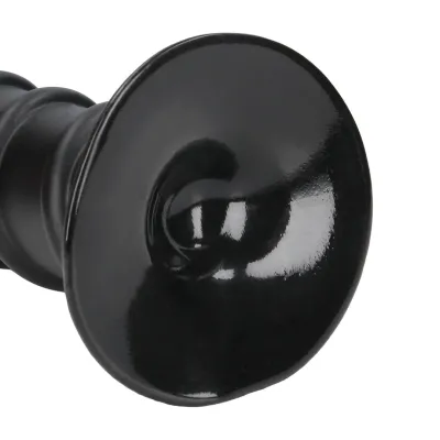 Extra dlouhý spirálový anální kolík Ouch! Pole of Power s přísavkou, černý, 56,5 cm - obrázek 5
