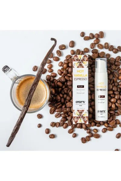 Hřejivý stimulační gel EXSENS Hot Vanilla Espresso, vanilka a káva, 15 ml - obrázek 5