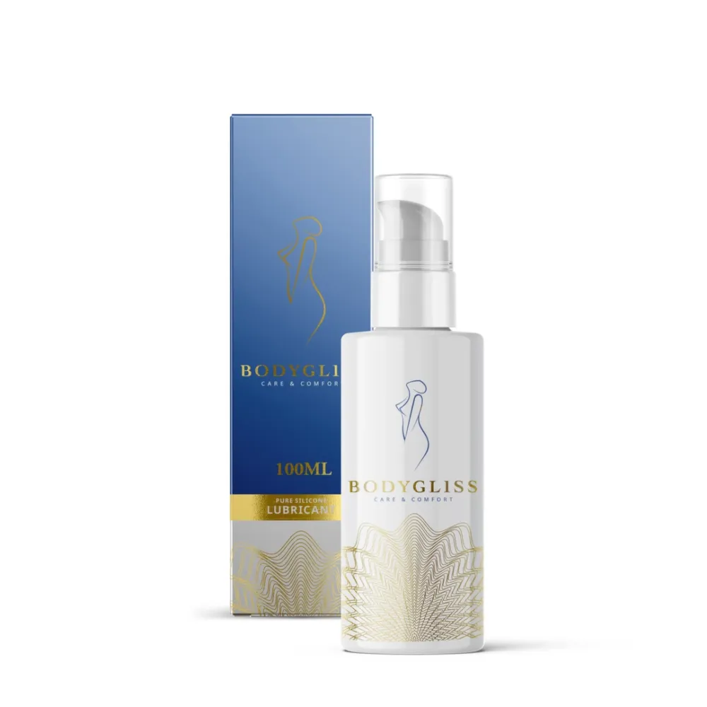 Silikonový lubrikační gel BodyGliss Care & Comfort s vitaminem E, 100 ml