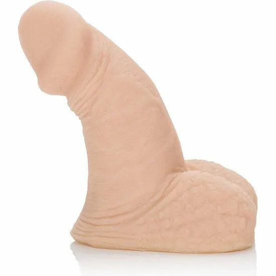 Packer CalExotics Pure Skin, realistický penis na nošení, tělový, 12,75 cm - obrázek 3