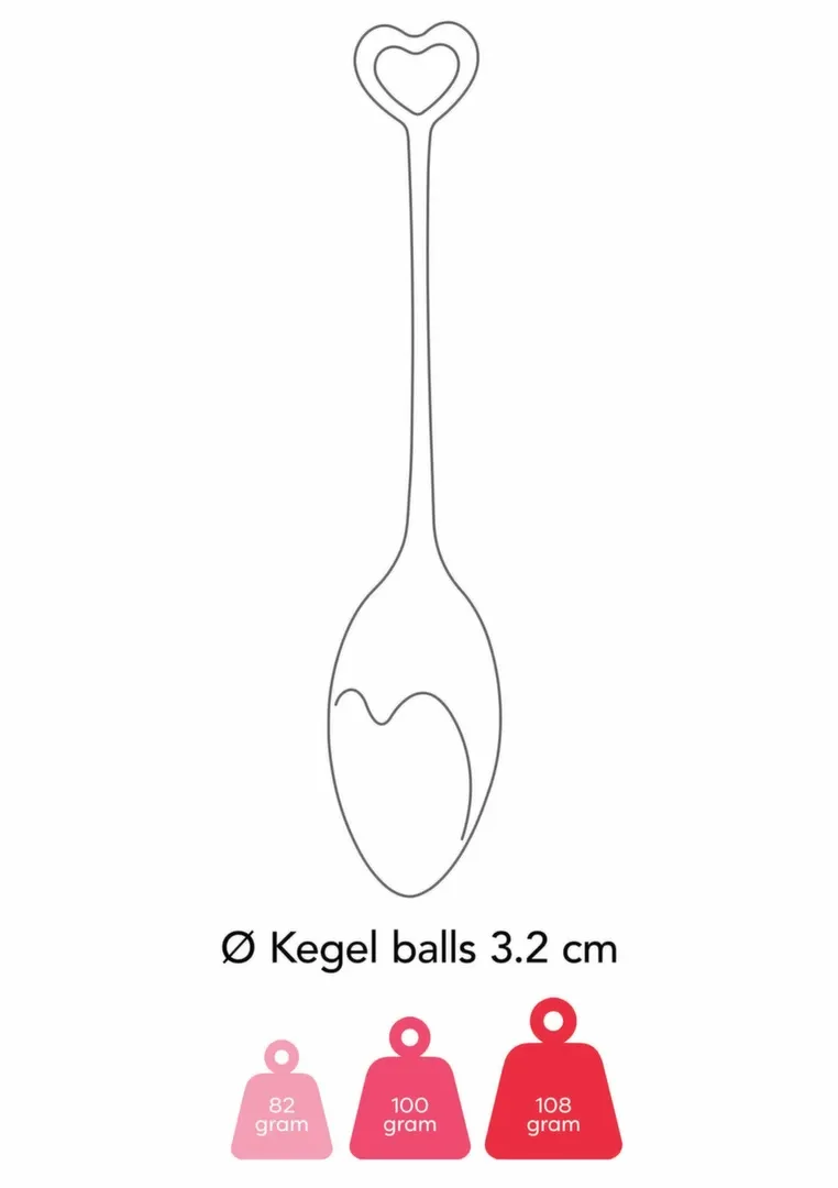 Venušiny kuličky se závažím Mae B Pelvic Floor Exercise Trainer, sada, silikon - obrázek 6