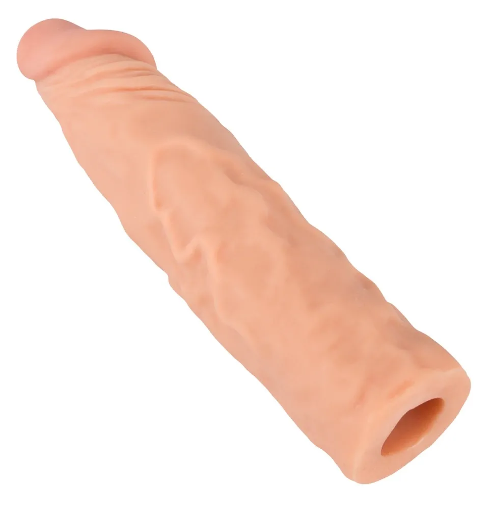 Prodlužovací návlek na penis You2Toys Nature Skin, realistický, tělový, 19,5 cm - obrázek 2