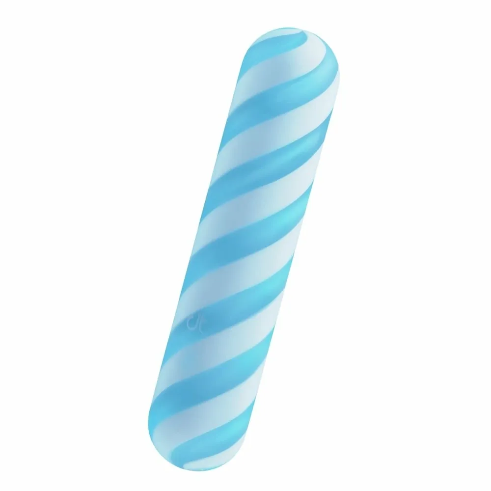 Minivibrátor Glitz Blue For You, nabíjecí, vodotěsný, modrý, 10,9 cm - obrázek 3