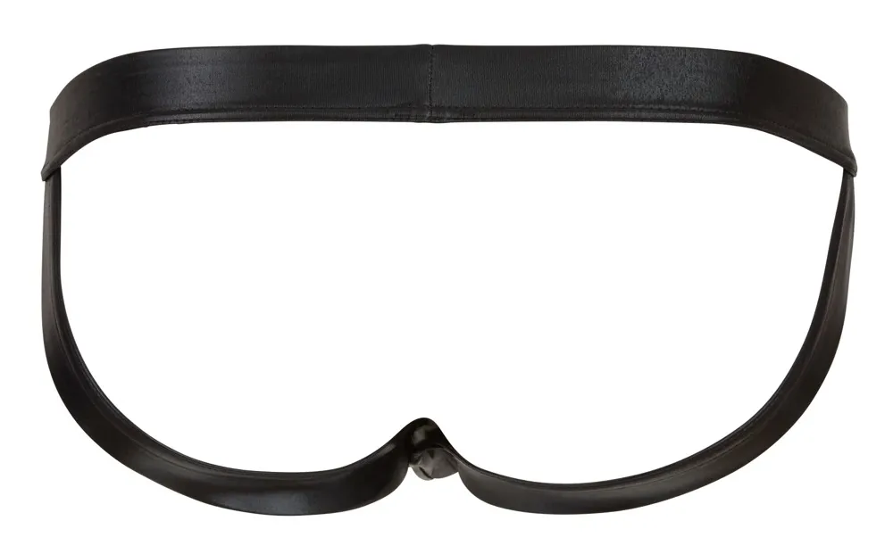 Pánský jockstrap NEK z lesklého materiálu, černý, XL - obrázek 6