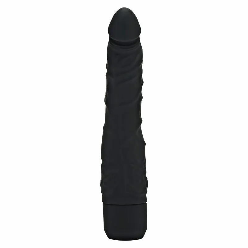 Realistický silikonový vibrátor Get Real Classic Slim, černý - obrázek 2