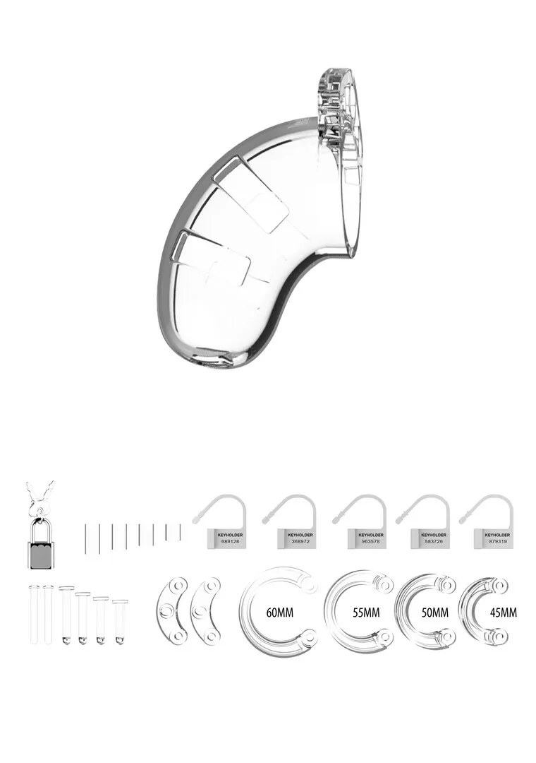 Klec cudnosti ManCage Model 13 s elektrostimulací, 6,5 cm - obrázek 3