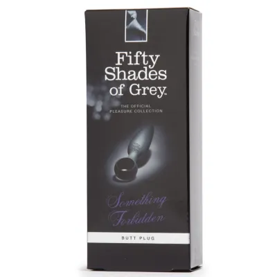 Silikonový anální kolík Fifty Shades of Grey Something Forbidden, černý, 10,8 cm - obrázek 4