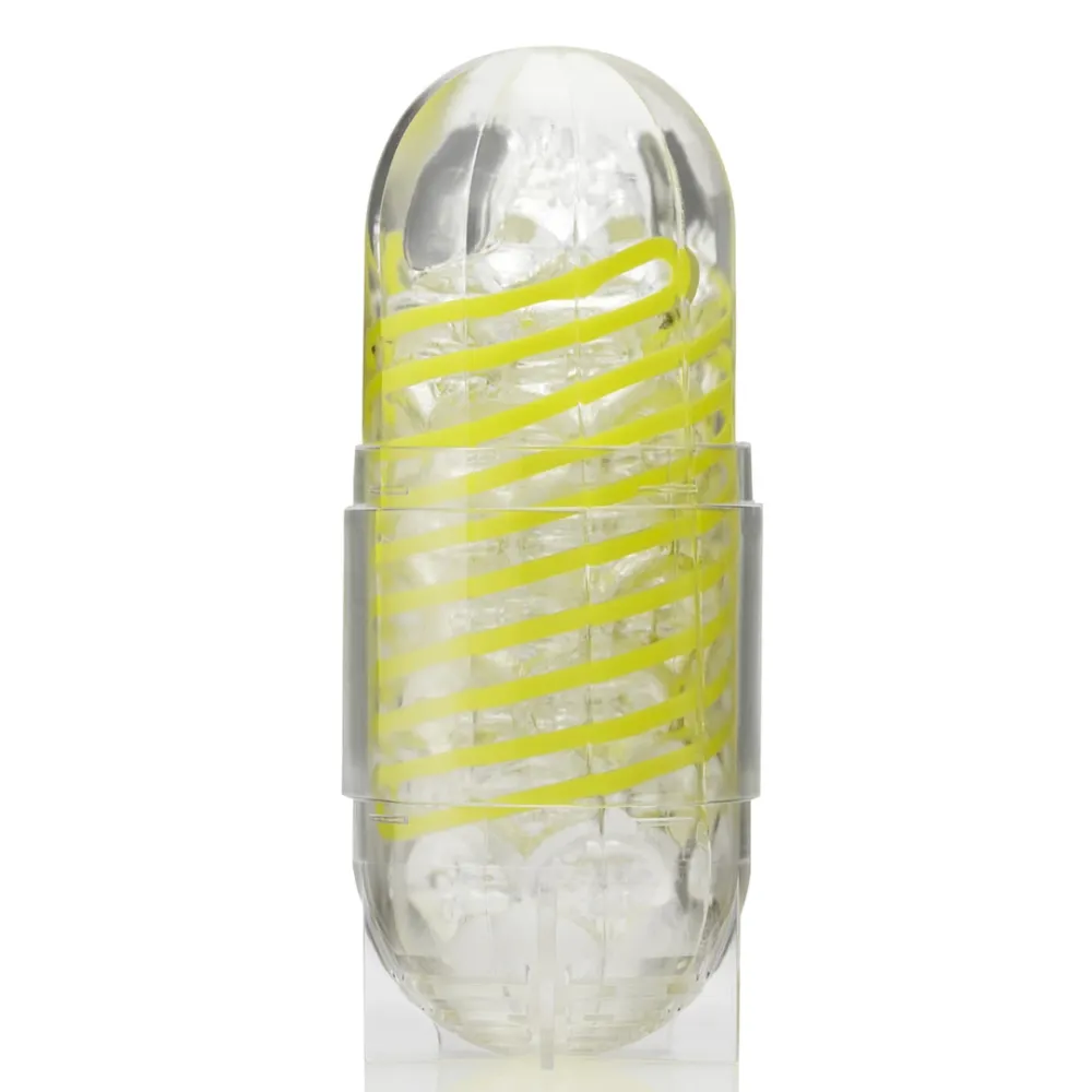 Masturbátor TENGA Spinner 03 Shell s rotační spirálou, tuhý