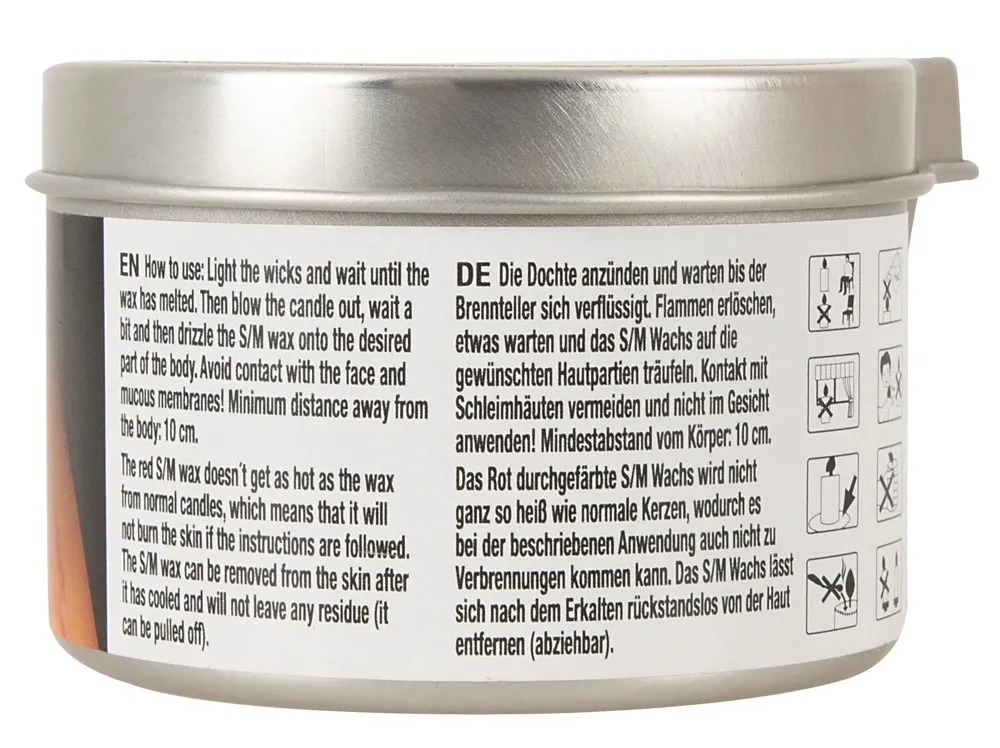 Hřejivá masážní svíčka Mister B Hot Massage Candle, 100 ml - obrázek 5