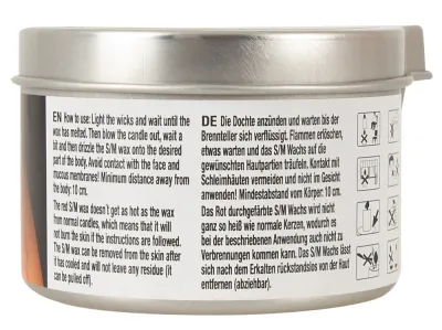 Hřejivá masážní svíčka Mister B Hot Massage Candle, 100 ml - obrázek 5