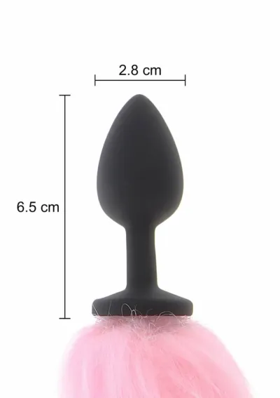 Anální kolík s ocasem jednorožce TABOOM Unicorn Tail LED, svítící - obrázek 4