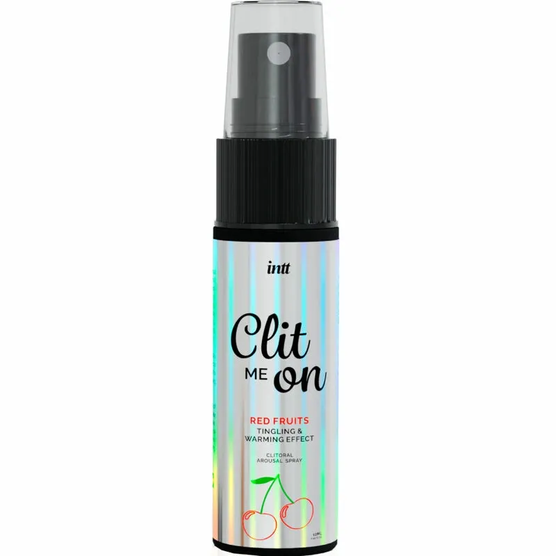 Stimulační sprej na klitoris INTT Clit Me On, červené ovoce, 12 ml - obrázek 3