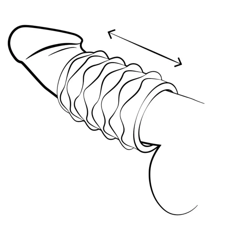 Oboustranný masturbátor ROMP Mosh, průhledný, 6,4 cm - obrázek 9