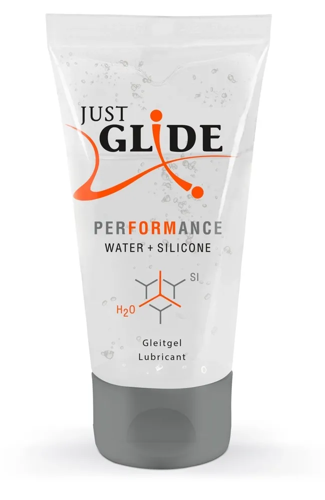 Hybridní lubrikační gel Just Glide Performance, veganský, 50 ml