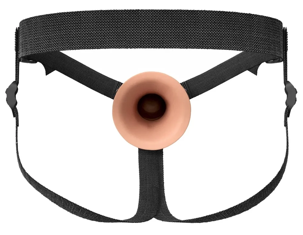 Dutý silikonový strap-on Fantasy X-tensions Elite s postrojem, 20,3 cm - obrázek 3