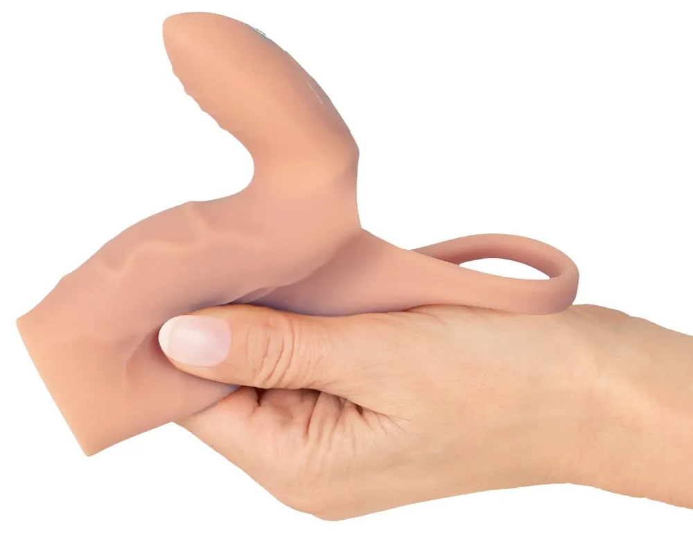 Vibrační návlek na penis Realistixxx Real Sleeve Clit S se stimulátorem klitorisu - obrázek 8