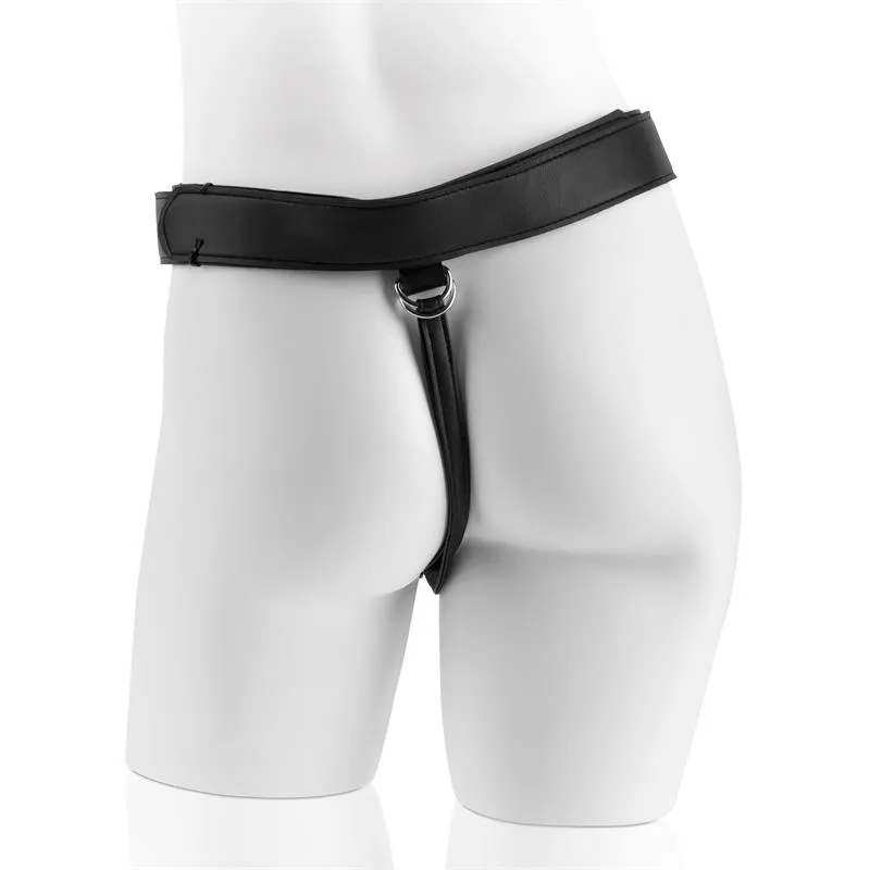 Strap-on King Cock s realistickým dildem 17,8 cm a postrojem, tělový - obrázek 3