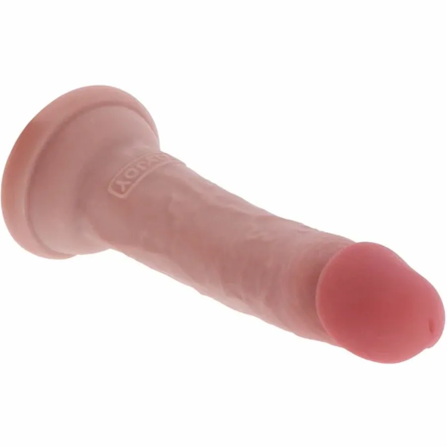 Realistické dildo Get Real Deluxe Dual Density s přísavkou, 15 cm, tělové - obrázek 3