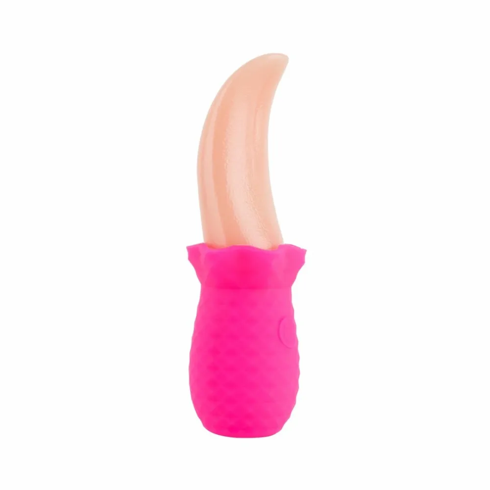 Vibrátor na klitoris s jazýčkem Teazers Tongue Vibrator, růžový, nabíjecí
