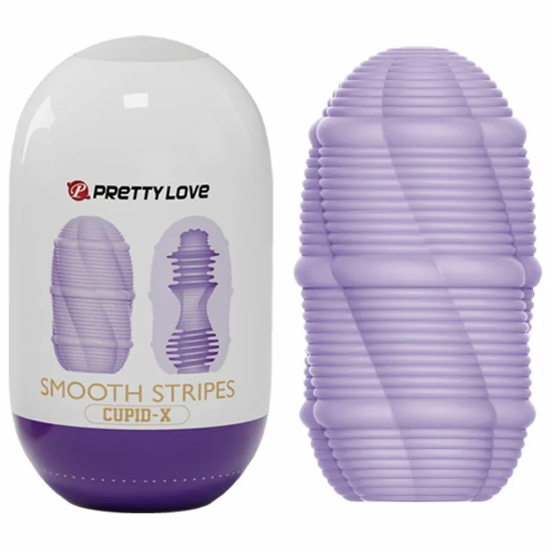Masturbační vajíčko Pretty Love Cupid Smooth Stripes