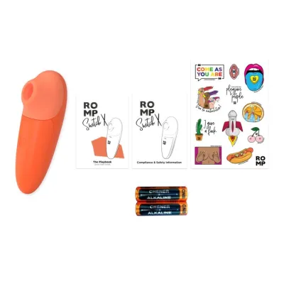 Stimulátor klitorisu ROMP Switch X, 6 úrovní, oranžový - obrázek 12