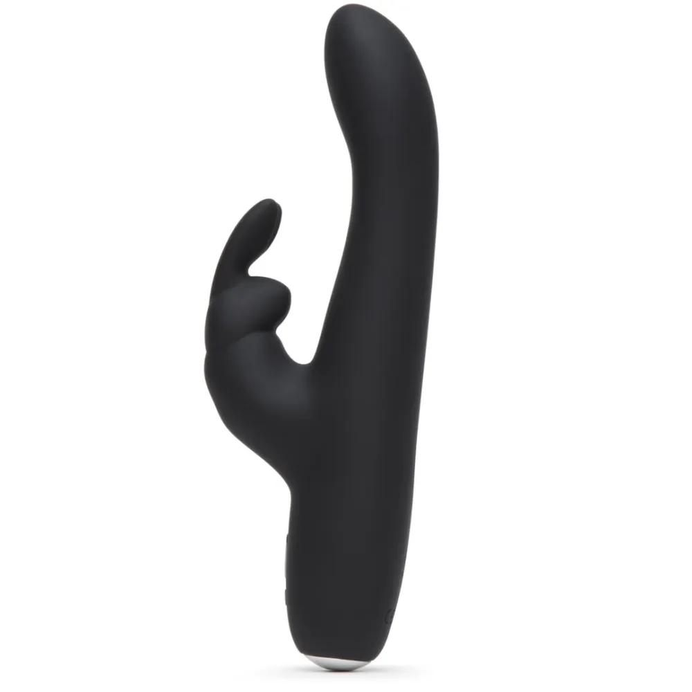 Rabbit vibrátor Fifty Shades of Grey Greedy Girl Slimline, nabíjecí, černý - obrázek 2