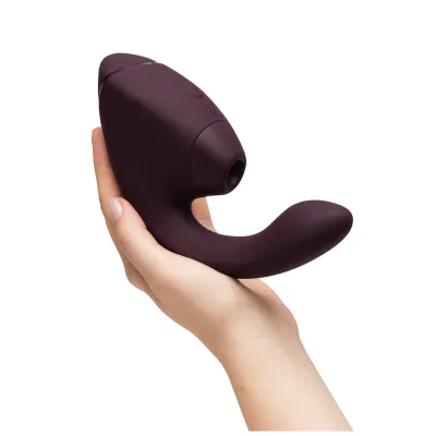 Rabbit vibrátor s tlakovým stimulátorem klitorisu Womanizer Duo Next, tmavě fialový - obrázek 9