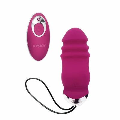 Vibrační vajíčko na dálkové ovládání ToyJoy Happiness Sunny Side Up & Down, fuchsiové - obrázek 2