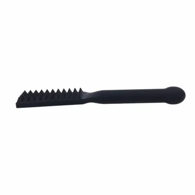 Silikonová plácačka s hroty Sportsheets Edge Spiked Paddle, kovové jádro, černá - obrázek 3